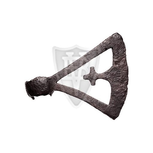 Wikinger Axt mit Kreuzmotiv