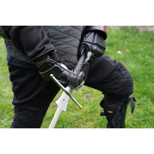 Fechtfeder für Fechtturniere mit Glockenform-Klinge, Spitze zurückgekrümmt