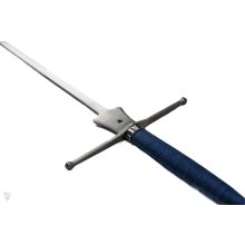 Fechtfeder für Fechtturniere mit Glockenform-Klinge, Spitze spatuliert, Kordelgriff