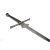 Federschwert mit steifer Klinge, für Freikampf
