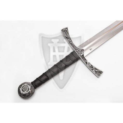 Másfélkezes kard Graffen Pierre de Dreux kardja alapján, éles kivitelben