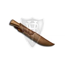 Großes mittelalterliches Messer mit leicht gebogenem Griff