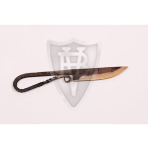 Skandinavisches Messer, aus einem Stück geschmiedet