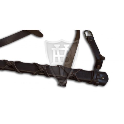 Schwertscheide mit Gürtel aus Leder