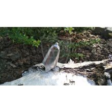 Kardtok bőrből övvel, fém koptatóval