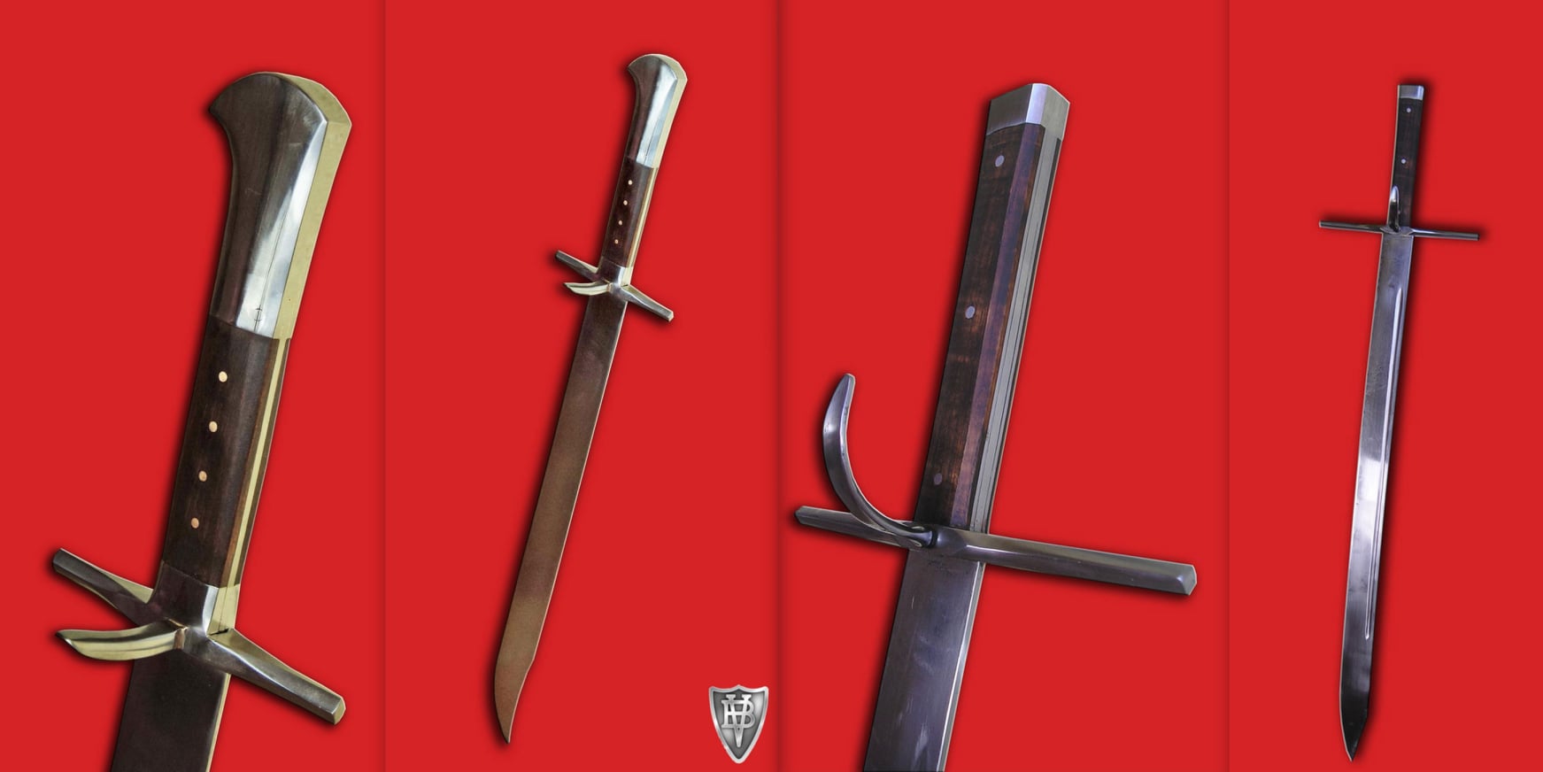 verschiedene Messergrifftypen